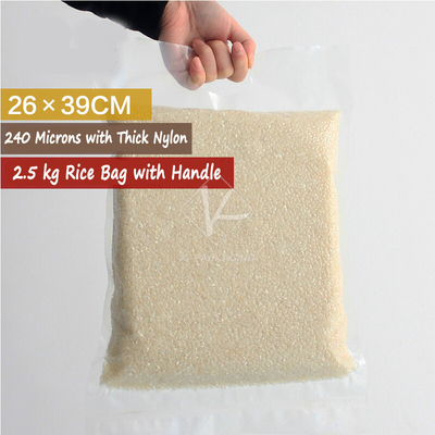Transparent Vacuum Packaging Bags / Storage Bags Puncture Proof Mositure Resistance