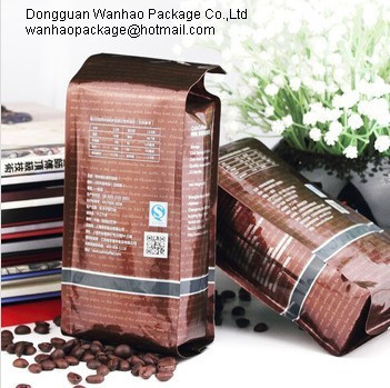 PET / POLY Zipper Top Coffee Stand Up Pouch Bags For Coffee / Milk Powder