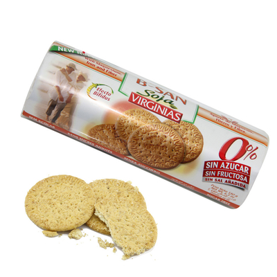 Stand Up Snack Food Packaging Plastic Bags Heat Sealed With Colorful Printing