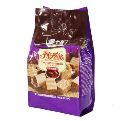 Stand Up Snack Food Packaging Plastic Bags Heat Sealed With Colorful Printing