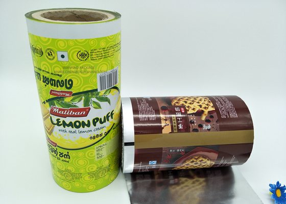 Plastic Laminating Film Roll Good Barrier Cost Effective Metalize Foil Film For Snack Chips Dried Nuts Fruits Packaging