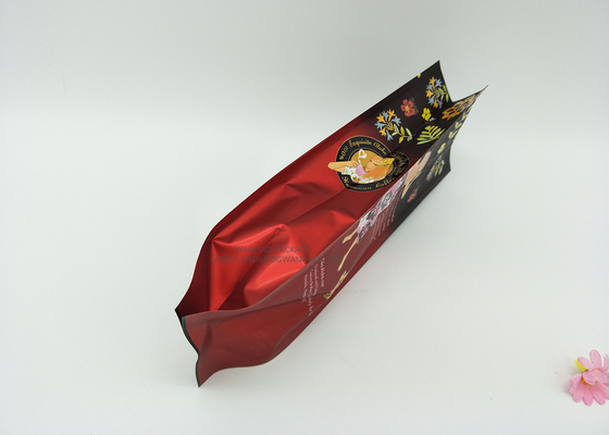 Custom Aluminum Foil Packaging Coffee Bag With Valve Good Barrier Moisture Proof Smell Proof Stand up Pouch Side gusset
