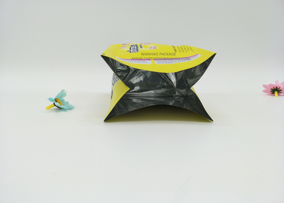 Customize Matte Finished Laminated Aluminum Foil bag Printing for wet tissue Women's sanitary napkin Packaging