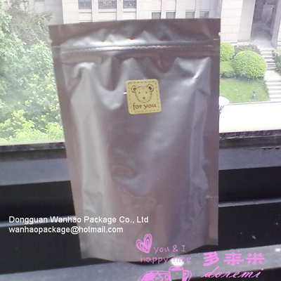 Aluminum Foil Zip Lock Bag  / Resealable Foil Stand UP Pouches