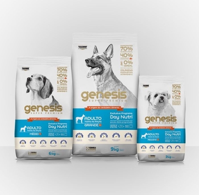 Custom Heat Sealing Pet Food Packaging Plastic Bags With Zipper